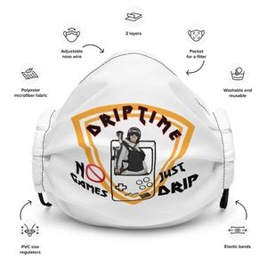 DripTime "No Games" face mask